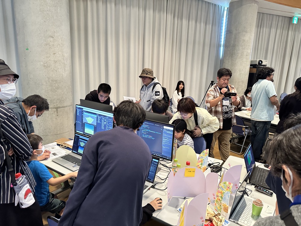 プロジェクトに取り組む経験者の子どもたち