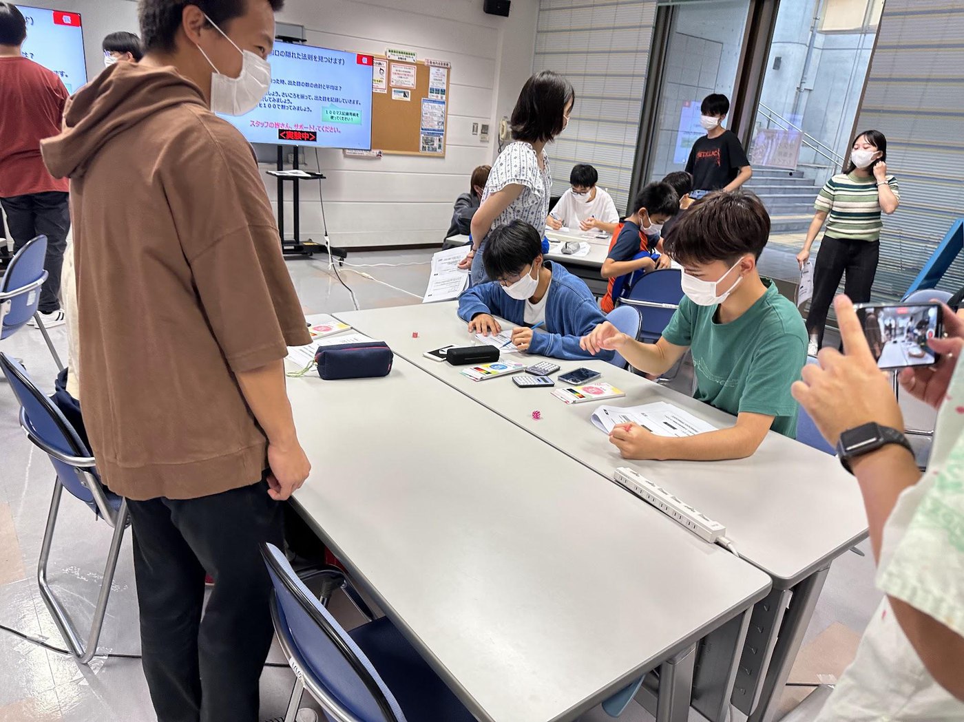 コンピュータサイエンスワークショップの様子