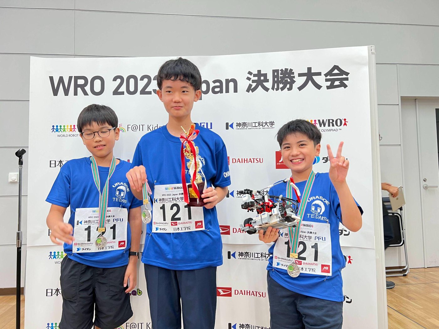WRO全国大会に参加した浦添チーム